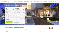 Desktop Screenshot of indeedrealty.com